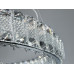 LED люстра хром 92 Вт кришталь з пультом Diasha D8879/500CH