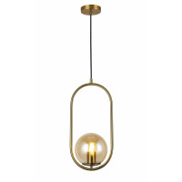 Светильник люстра подвесная в стиле лофт шар Levistella 91639-1 BRZ+BR Светильник люстра подвесная в стиле лофт шар Levistella 91639-1 BRZ+BR