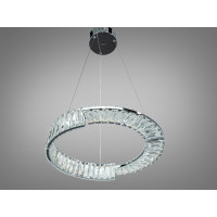 Світлодіодна люстра золото 103 Вт 2 кільця Diasha 561/500CH