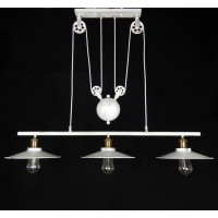 Люстра в стиле лофт Linisoln 9016/3 WH+GD