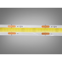 COB LED стрічка 12В, 480 діодів на метр, 8мм, холодний Diasha P12-COB-480-CW-20-8