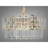 Родзинка колекції, підвісна кришталева люстра, 12 ламп, золото Diasha 830/600GD