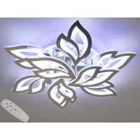 Красива Led люстра з пультом, диммером, підсвічуванням, 140W, хром Diasha 8165/6+3HRLED3colordimmer