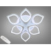 Люстра під стелю з діммером і LED підсвічуванням, 115W,  біла люстра Diasha S8073/3+3WHLED3colordimmer