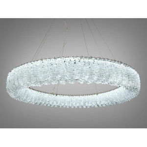 Підвісна люстра 505-хром кришталева світлодіодна 30Вт Diasha 505-800CH