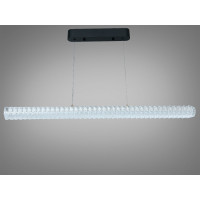 Підвісна люстра LED з пультом шампань 55Вт 10м² Diasha MD25095/1000CG