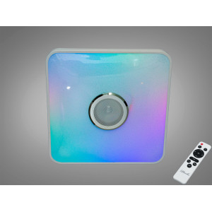 Люстра стельова смарт Diasha біла 70 Вт RGB BT Diasha DB-8501B/400x400RGB+MP3+TUYA