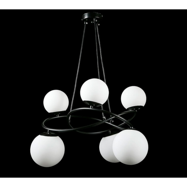 Люстра с плафонами  L232016/6 (BK) Splendid-Ray
230218