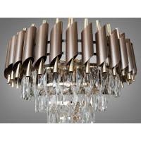 Люстра хрустальная 9 ламп Diasha 9001-500CF+SGD