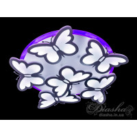 Люстра светодиодная потолочная в детскую комнату с пультом Diasha 8067/5+1WH LED 3color dimmer 