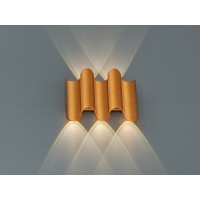 Фасадний LED світильник Diasha бронза 5 W up down Diasha 0224/5-GD