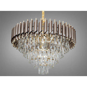 Люстра підвісна Diasha коричневий золото 8xE14 Diasha N9001-600CF+SGD