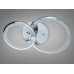 Люстра LED Diasha хром 55W 2 кільця Diasha 8180/2HRLED3colordimmer