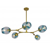 Люстра молекула Levistella 752L7731-5 GD+BL Люстра молекула Levistella 752L7731-5 GD+BL