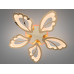 Стельова LED люстра квітка біла 80Вт пульт Diasha 8166/5GLED3colordimmer