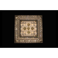 LED люстра со стразами квадратная Linisoln 6005/2