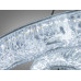 Підвісна люстра LED три кільця золото 125 Вт Diasha 1712/500+300BK