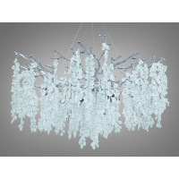 Люстра підвісна Гліцинія хром 10xE14 D76 см Diasha P8068/D800HR