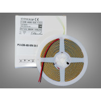 COB LED стрічка 12В, 400 діодів на метр, 5мм, теплий Diasha P12-COB-400-WW-20-5