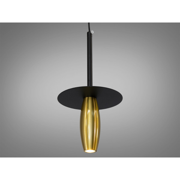 Підвісний світильник-туба GU10 чорний хром Diasha QY-H1173YB