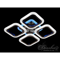 Потолочная светодиодная люстра с пультом квадратной формыDiasha AS8060/4BHR LED 3color dimmer
