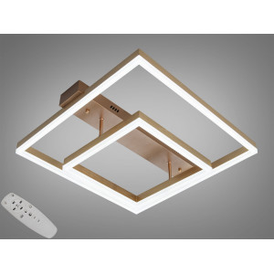 Стельова LED люстра 3 кільця 60Вт матовий хром Diasha 2547Gdimmer