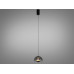 LED підвіс Diasha чорний хром димчасте скло 7 Вт Diasha QY-H1205CH+GY