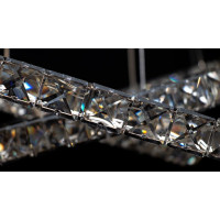 Хрустальная led люстра Linisoln 7201W/650+400+200