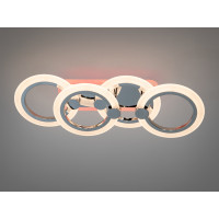 Стельовий світильник Diasha HA8022-2+2HRLED3 хром три LED кільця Diasha HA8022/2+2HRLED3colordimmer