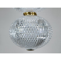 Світлодіодна люстра підвіс золото 8 Вт 4100K Diasha D221205-3