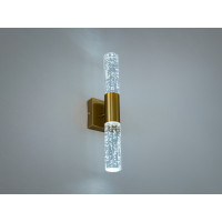 Вишуканий настінний світлодіодний світильник в зал, 6Вт, золото Diasha F3068GD