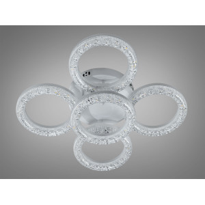 Стельова люстра кільця Diasha біла 73 Вт Diasha MX4770/4+1SWH
