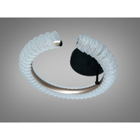 Стельова LED люстра півкільце шампань 50 Вт Diasha 2509/500CG