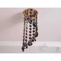 Точковий світильник із кришталевими підвісками Diasha 6013CGD-SM