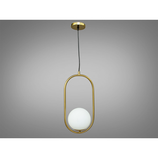 Підвісний світильник Лофт бронза білий плафон Diasha 6380GAB