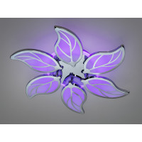 Люстра стельова Diasha хром 105W димер пульт LED Diasha 8028/6HRLED3colordimmer