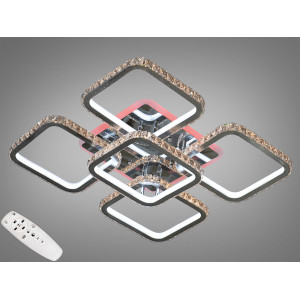 УЦІНКА! Кришталева LED люстра з RGB підсвічуванням, 230W Diasha B8305/4+1NEWHRLEDRGBdimmer