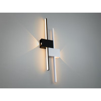 Лофтове світлодіодне настінне бра, 15W, чорний+білий Diasha 1562/600BK+WH Лофтове світлодіодне настінне бра, 15W, чорний+білий Diasha 1562/600BK+WH