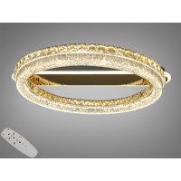 Стельова LED люстра Diasha золото 112W пульт Diasha MX6027/600S-gold Стельова LED люстра Diasha золото 112W пульт Diasha MX6027/600S-gold