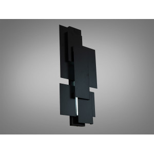 Стильне світлодіодне бра в вітальню, 7 Вт, чорний Diasha F3775BK