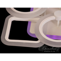 Cветодиодная люстра Diasha A3307/4+4WH LED 3color dimmer 