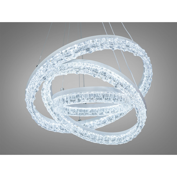 Підвісна люстра Diasha LED біла 82Вт 4510Лм 3CCT Diasha 1713/500+400+300WH