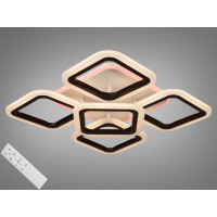 Пристельова світлодіодна люстра з підсвіткою, 65W, чорна Diasha MX2400/4+1SBKLED3colordimmer