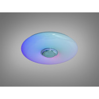 Смарт LED люстра біла 80 Вт RGB з Bluetooth Diasha DB-8301/500RGB+MP3