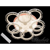 Cветодиодная люстра Diasha QX2512/4+4S WH LED 3color dimmer 