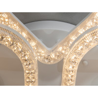 Стельова світлодіодна люстра біла 140 Вт Diasha MX4773/4+4WH