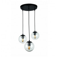 Люстра в стиле лофт Levistella 756PR150F-3 BK+CL (300) Люстра в стиле лофт Levistella 756PR150F-3 BK+CL (300)