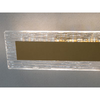 Настінне LED бра бронза 20 Вт текстурований акрил Diasha 8115-C/400BR