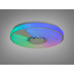 Світлодіодна стельова люстра Смарт біла RGB з пультом керування Diasha DB-8309/400RGB+MP3