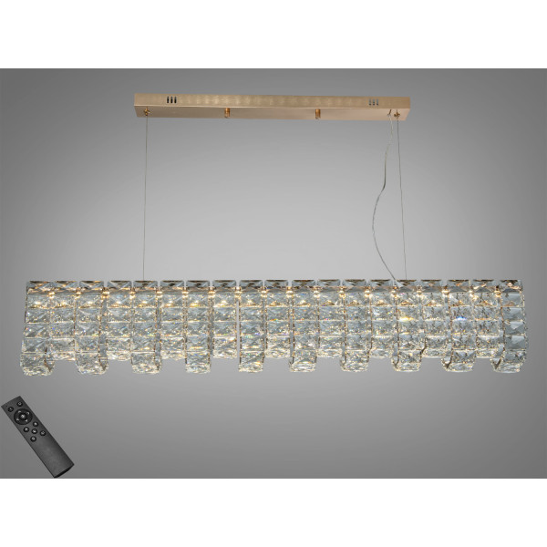 Люстра підвісна LED Diasha золото 52 Вт пульт Diasha 559/1000CG